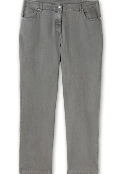 Gerade Jeans mit seitlichem Stretchbund<sheego Fashion