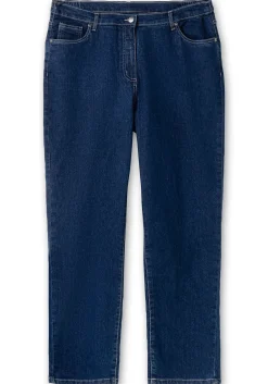 Gerade Jeans mit seitlichem Stretchbund<sheego Discount