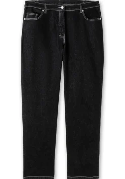 Gerade Jeans mit seitlichem Stretchbund<sheego New
