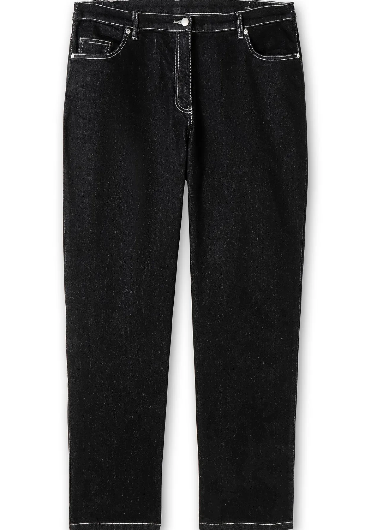 Gerade Jeans mit seitlichem Stretchbund<sheego New