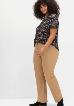 Gerade Jeans mit seitlichem Stretchbund<sheego Fashion