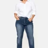 Gerade Jeans mit Shaping-Einsatz<sheego Best