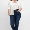 Gerade Jeans mit Shaping-Einsatz<sheego Best