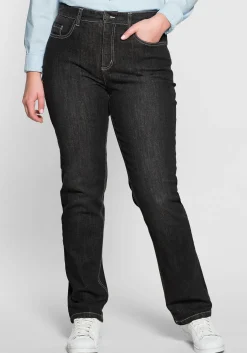 Gerade Jeans mit Shaping-Einsatz<sheego Discount