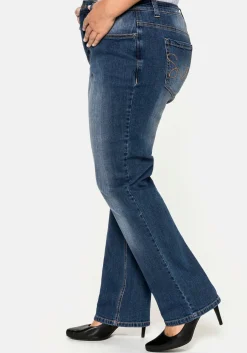 Gerade Jeans mit Shaping-Einsatz<sheego Best