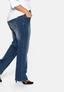 Gerade Jeans mit Shaping-Einsatz<sheego Best