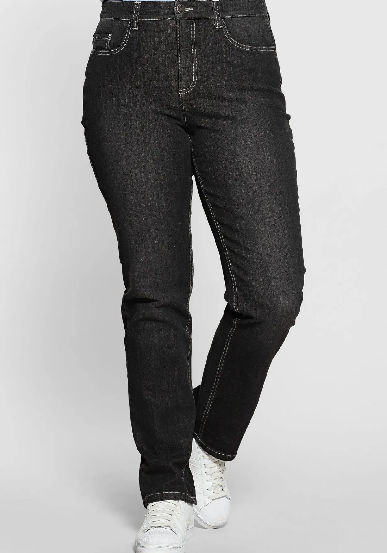 Gerade Jeans mit Shaping-Einsatz<sheego Discount
