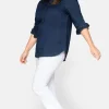 Gerade Jeans mit Used-Effekten<sheego Fashion