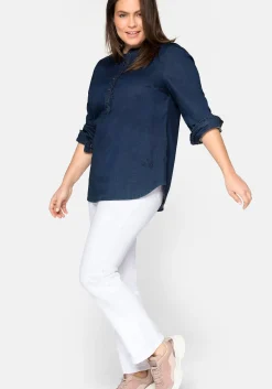 Gerade Jeans mit Used-Effekten<sheego Fashion