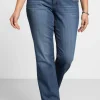 Gerade Jeans mit Used-Effekten<sheego Hot