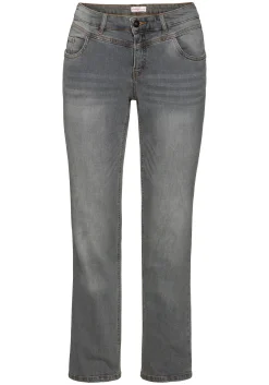 Gerade Jeans mit Used-Effekten<sheego Best