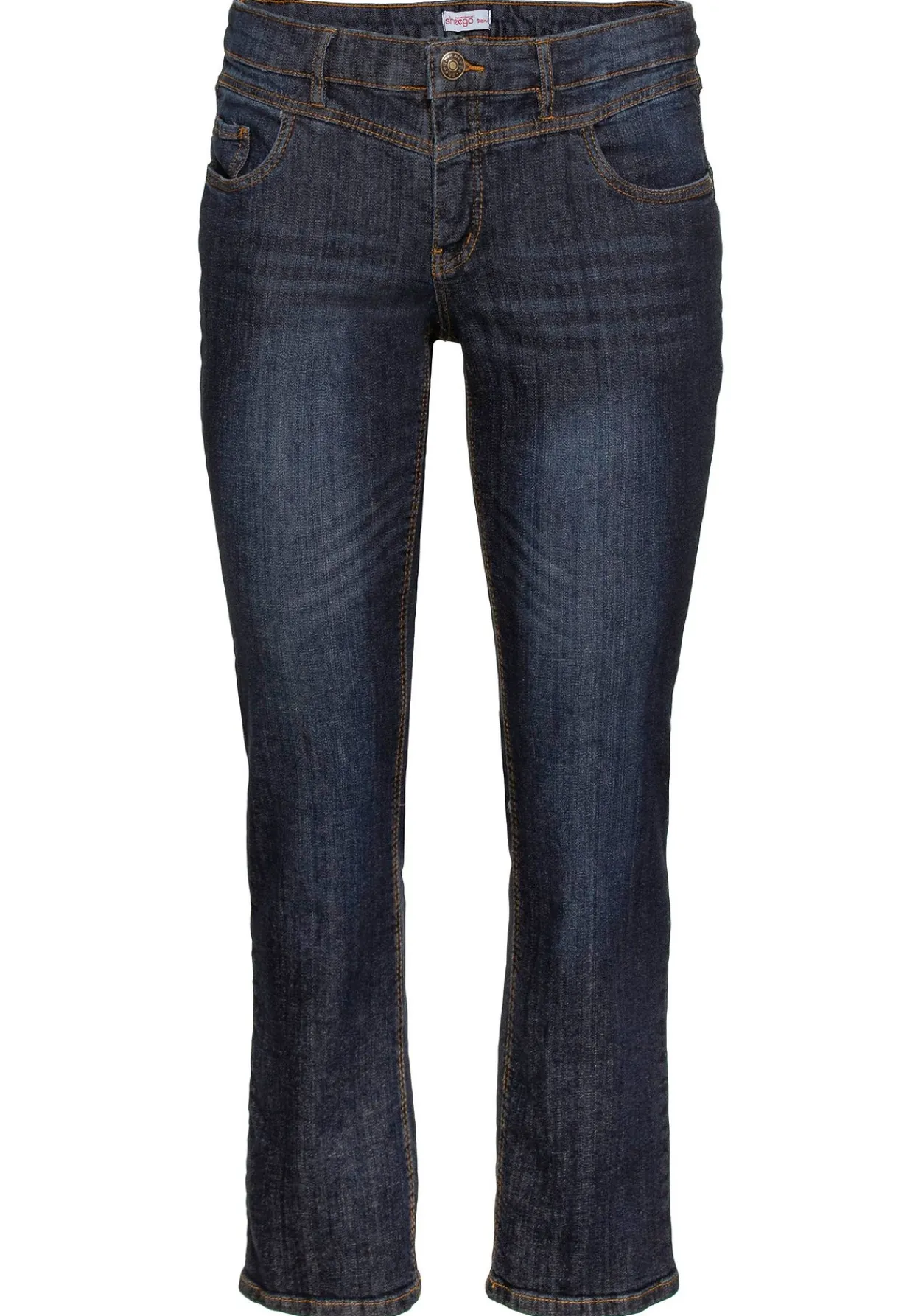 Gerade Jeans mit Used-Effekten<sheego Sale