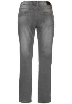 Gerade Jeans mit Used-Effekten<sheego Best