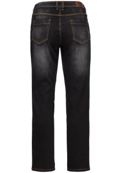 Gerade Jeans mit Used-Effekten<sheego Online