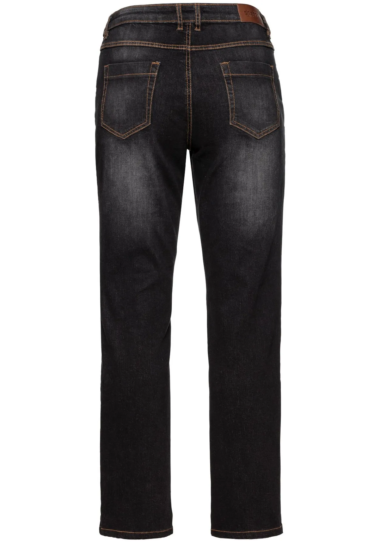 Gerade Jeans mit Used-Effekten<sheego Online