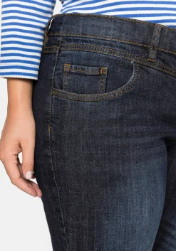 Gerade Jeans mit Used-Effekten<sheego Sale
