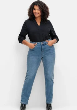 Gerade Stretch-Jeans mit Bodyforming-Effekt<sheego Hot