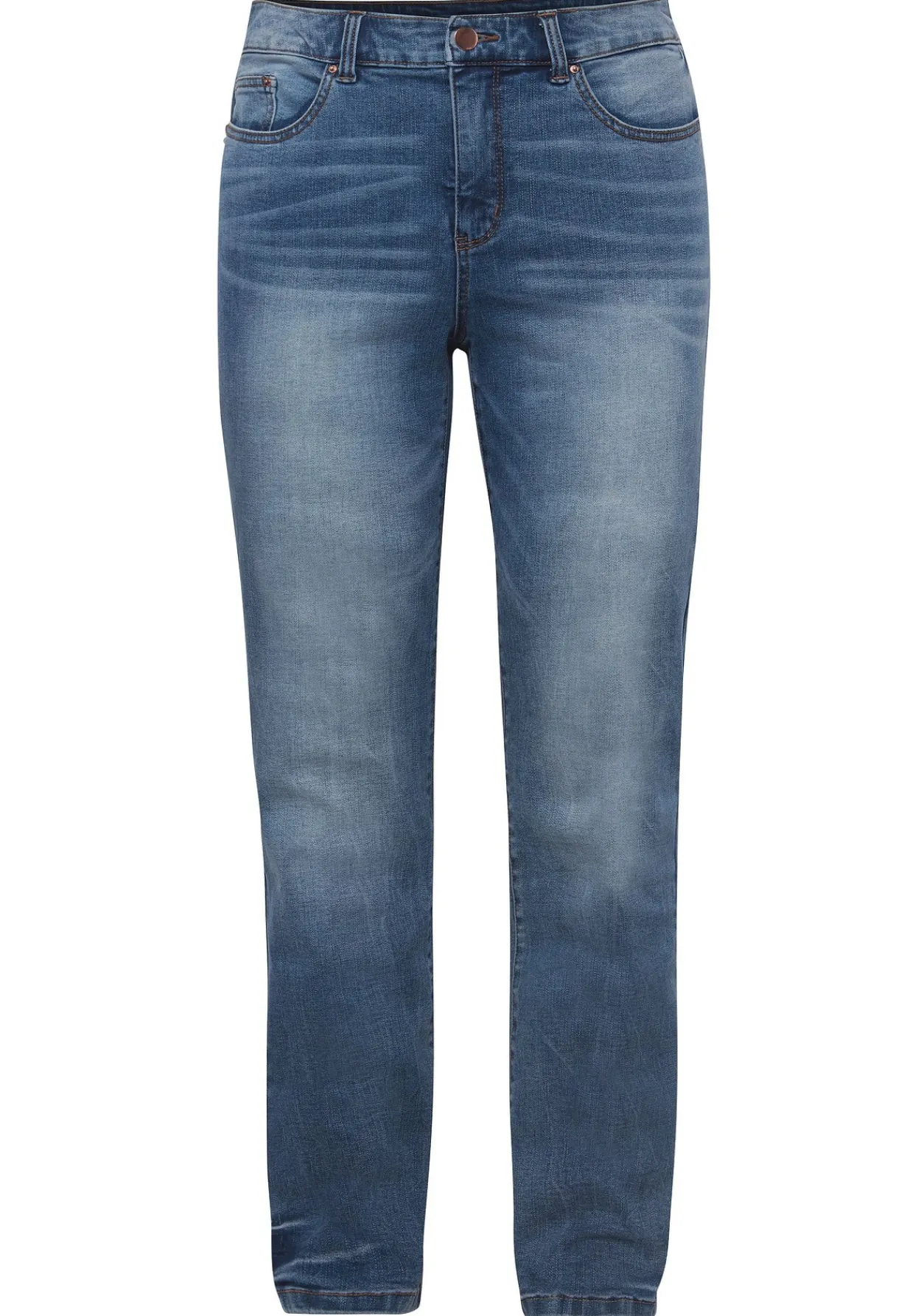 Gerade Stretch-Jeans mit Bodyforming-Effekt<sheego Fashion