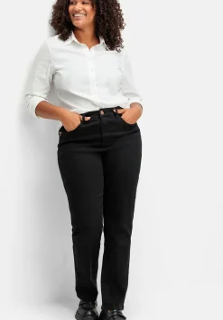 Gerade Stretch-Jeans mit Bodyforming-Effekt<sheego Fashion