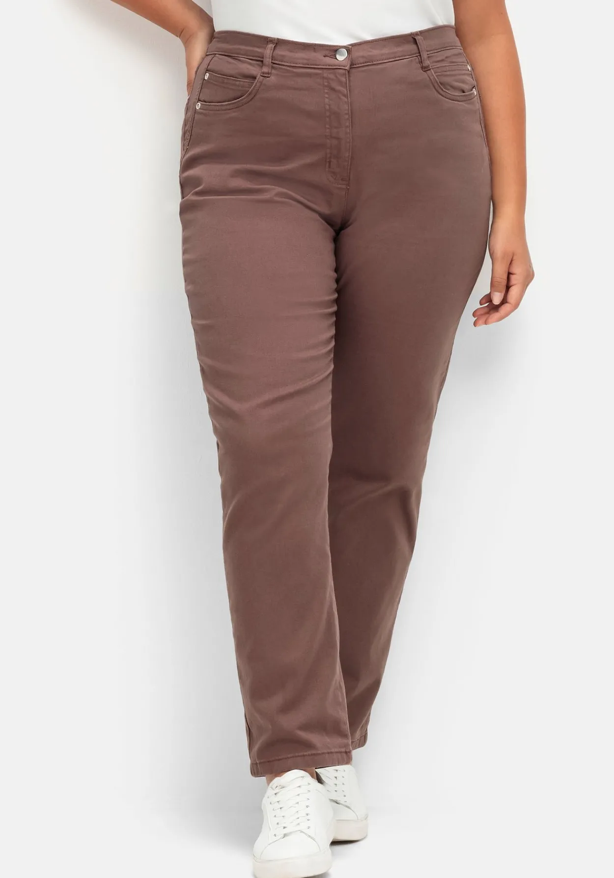 Gerade Stretch-Jeans mit Komfortbund<sheego New