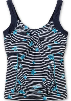Gestreiftes Tankini-Top mit Shaping-Einsatz<sheego Outlet