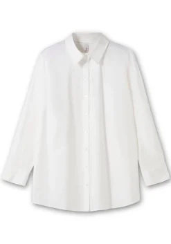 Hemdbluse mit Krempelärmeln, in leichter A-Linie<sheego Fashion