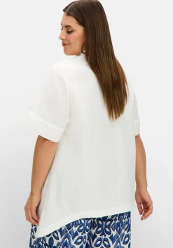 Hemdbluse mit Zipfelsaum und weiten Ärmeln<sheego Best