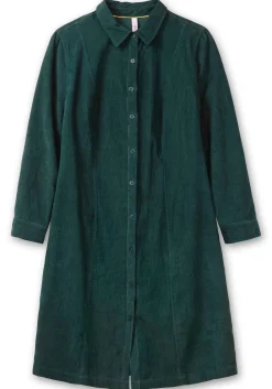 Hemdblusenkleid aus weichem Cord<sheego Outlet