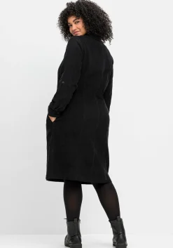 Hemdblusenkleid aus weichem Cord<sheego Best