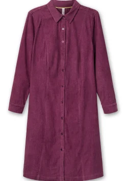 Hemdblusenkleid aus weichem Cord<sheego Sale