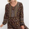 Hängerchen-Kleid im Mustermix, in A-Linie<sheego Clearance