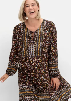 Hängerchen-Kleid im Mustermix, in A-Linie<sheego Clearance