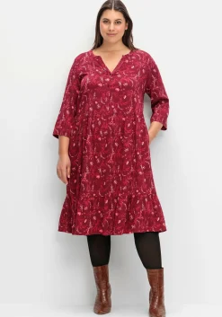 Hängerkleid in leichter A-Linie, mit 3/4-Ärmeln<sheego Online