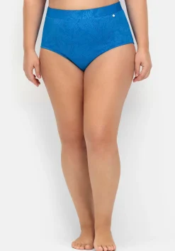 Hohe formende Bikinihose mit Blumen-Struktur<sheego Fashion