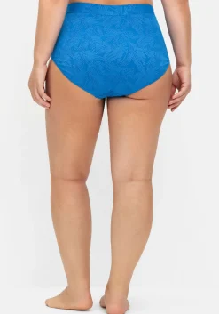 Hohe formende Bikinihose mit Blumen-Struktur<sheego Fashion