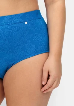 Hohe formende Bikinihose mit Blumen-Struktur<sheego Fashion