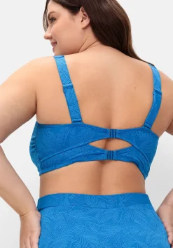 Hohe formende Bikinihose mit Blumen-Struktur<sheego Fashion
