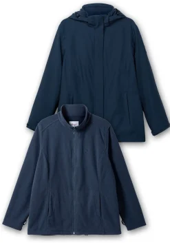 3-in-1-Winterjacke mit Fleece-Innenjacke<sheego Discount
