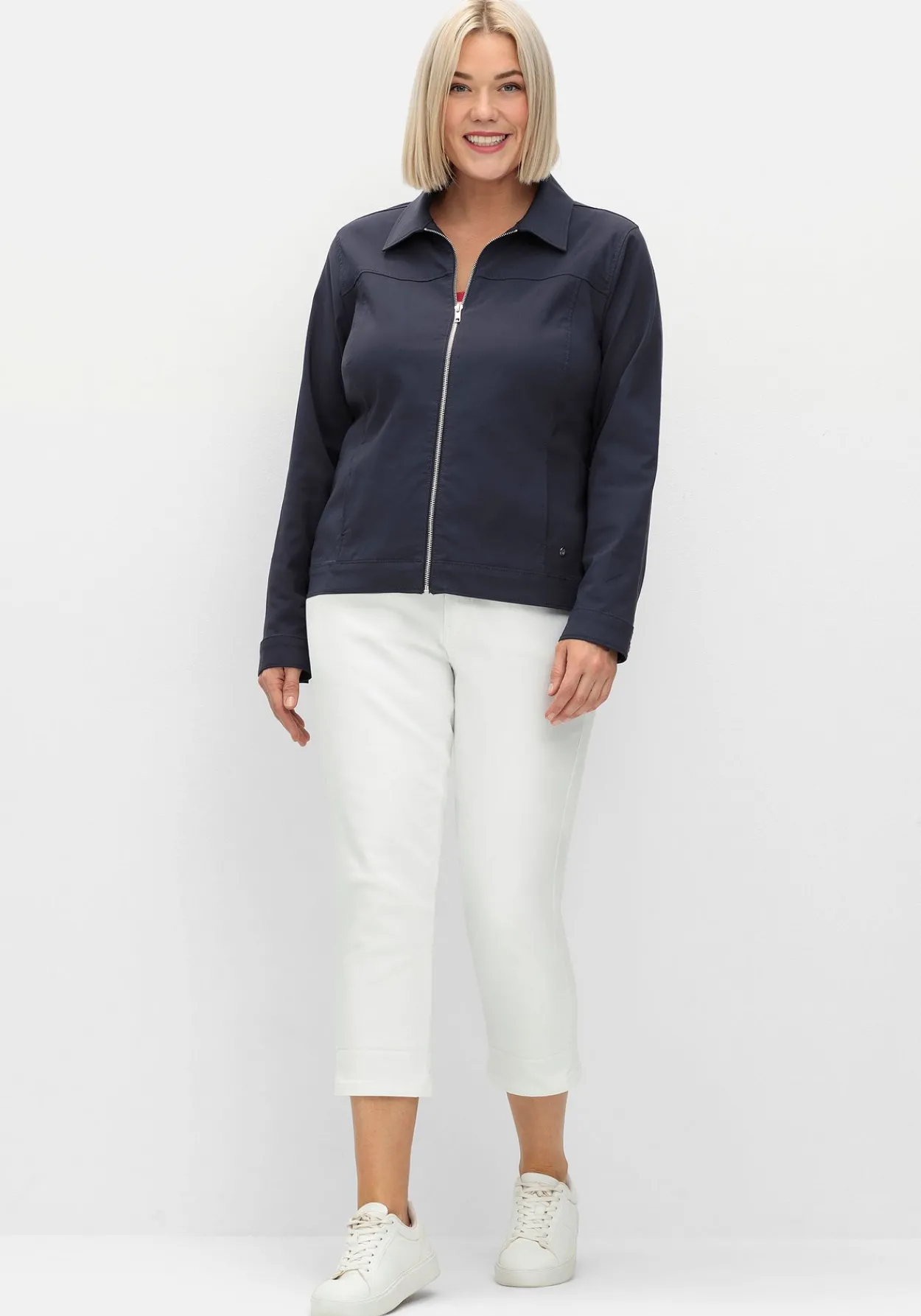 Jacke aus Bengalin, in kurzer, taillierter Form<sheego Best