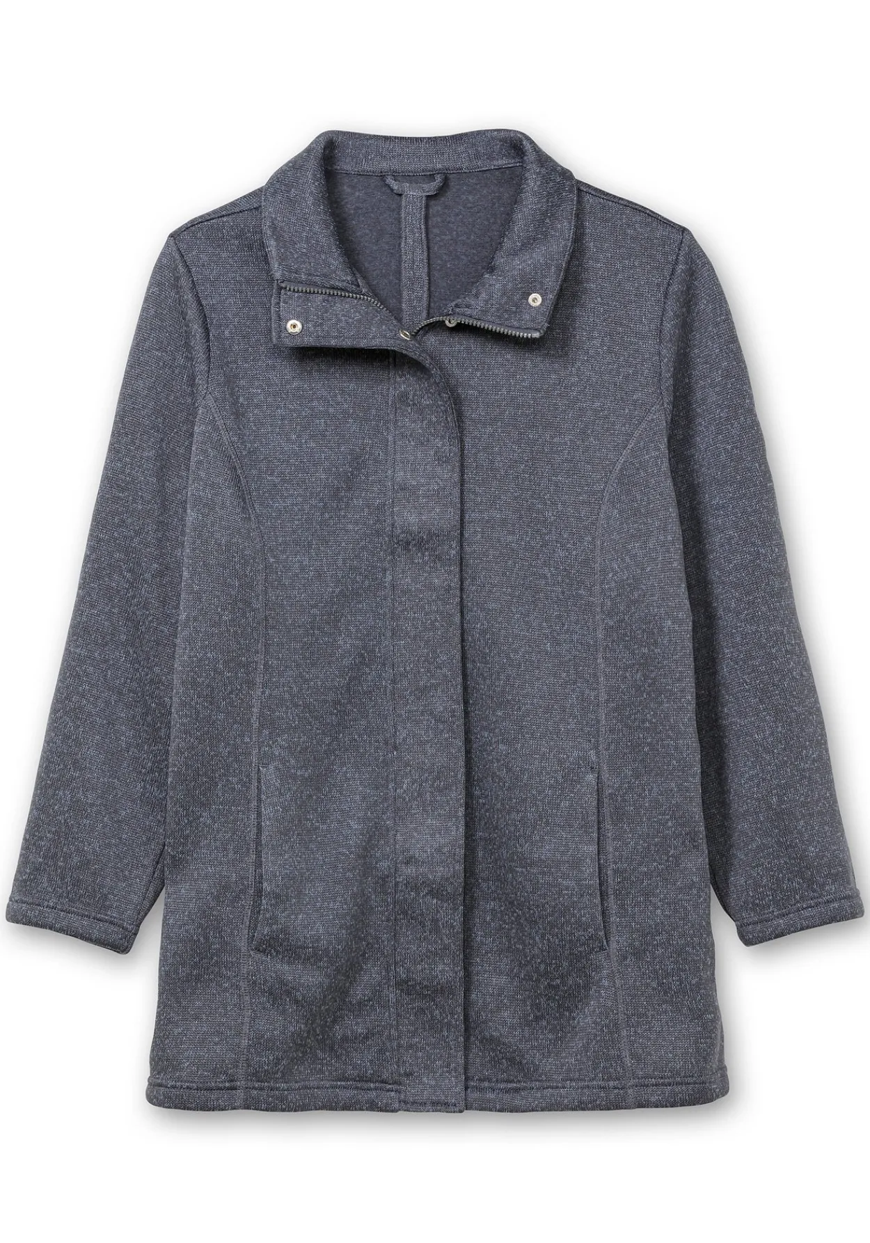 Jacke aus meliertem Strickfleece<sheego Best