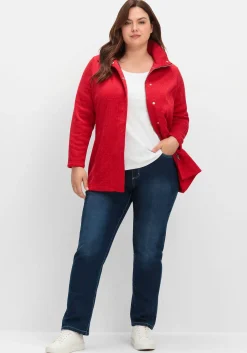 Jacke aus meliertem Strickfleece<sheego Best