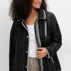 Jacke mit silberfarbenen Kontrastdetails<sheego Outlet