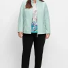 Jacke mit Stehkragen, aus Lederimitat<sheego Online
