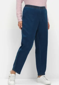 Jeans in Karottenform, mit Stretchbund<sheego Sale
