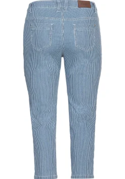 7/8-Jeans mit Allover-Streifen, in 5-Pocket-Form<sheego New