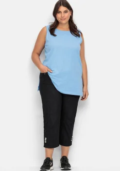 7/8-Jeans mit Zierknöpfen am Saum<sheego Discount