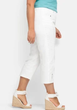 7/8-Jeans mit Zierknöpfen am Saum<sheego Discount