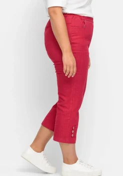 7/8-Jeans mit Zierknöpfen am Saum<sheego Clearance