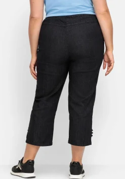 7/8-Jeans mit Zierknöpfen am Saum<sheego Discount