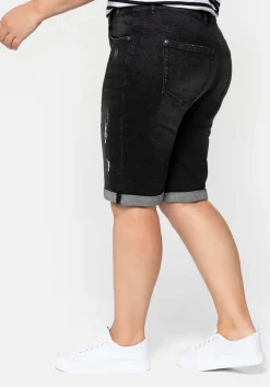 Jeansbermudas im Used-Look<sheego Hot